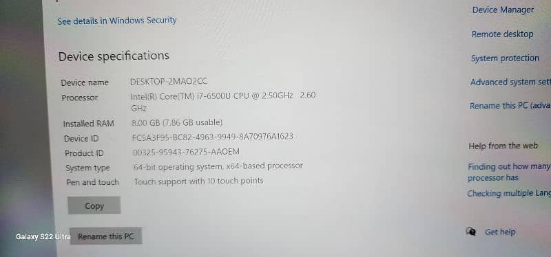 dell inspiron 7568 2 in 1 core i7