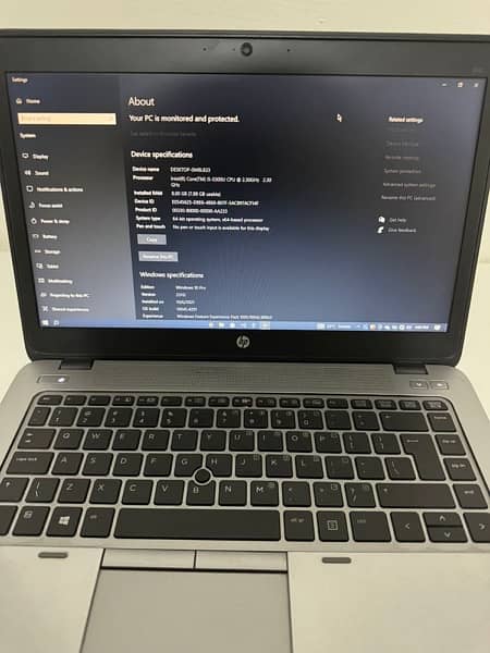 HP EliteBook 840 i5 5th gen 8gb 256gb