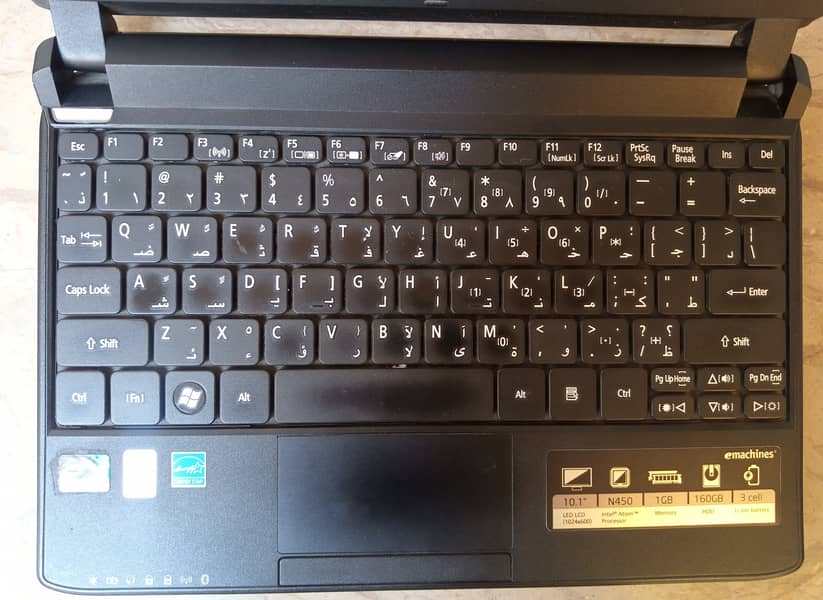 Acer Emachine em350 Laptop - Atom N450 - 1 GB Ram - 160 GB Rom