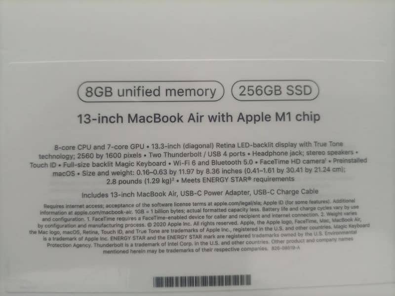 MacBook Air with Apple M1 Chip Pin PACK - brought from USA