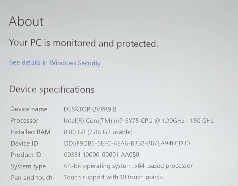 Dell M7 Laptop