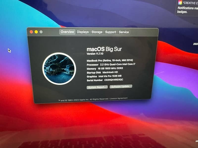 macbook pro 2014
