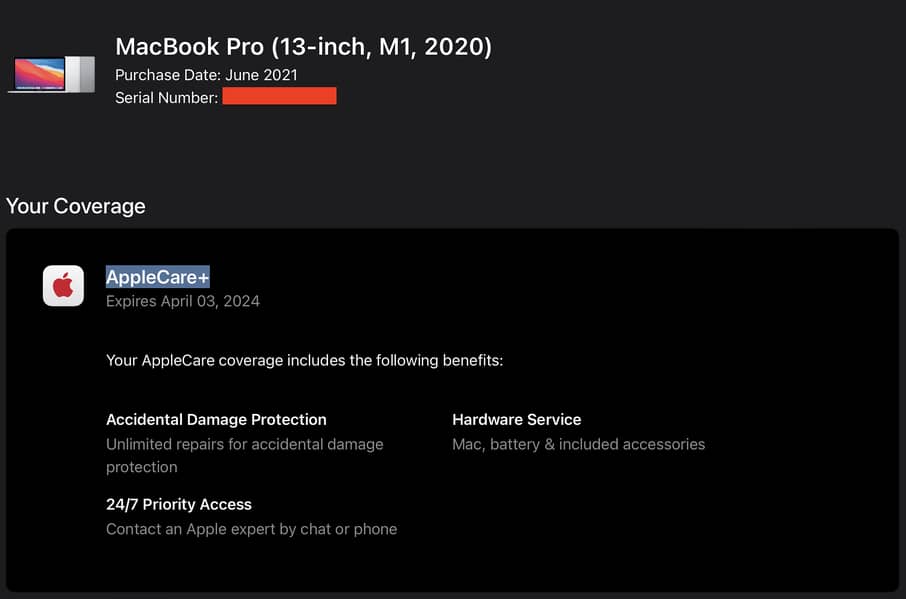 Macbook Pro M1 2020