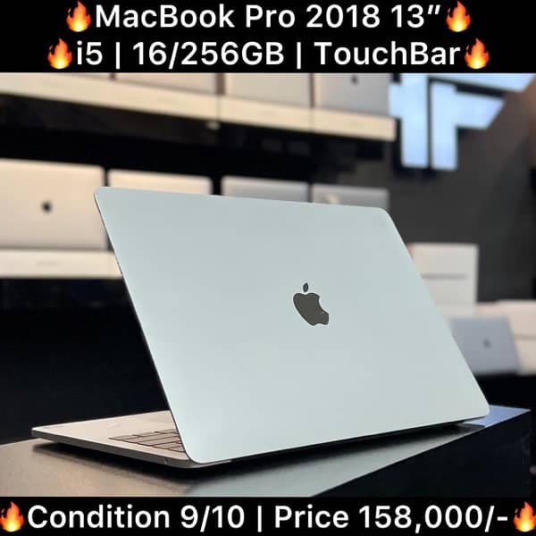 MacBook Pro 2018 256GB 16GB Intel Core i5 13 Inch 2016 2019