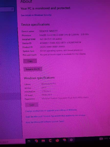 Core i5 6th generation pc for sale