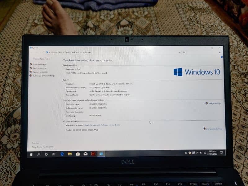 Dell latitude 7490 core i5 8th generation 8/256