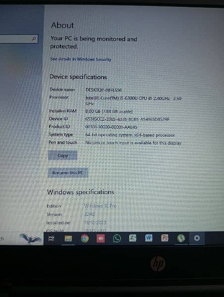 HP Laptop Core i5 6th Generation (Like a Brand New 100% Clean Laptop)