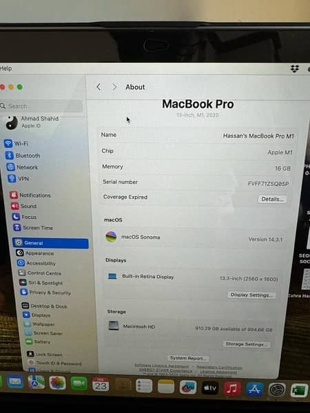 Mackbook Pro M1 pro chip 16gb / 1tb launched 2021 june
