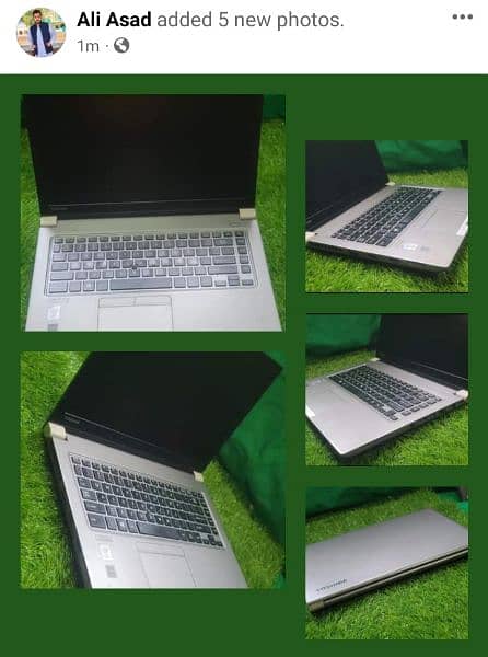 Toshibha z40 Slimmest LaptopCore i5 5th generation