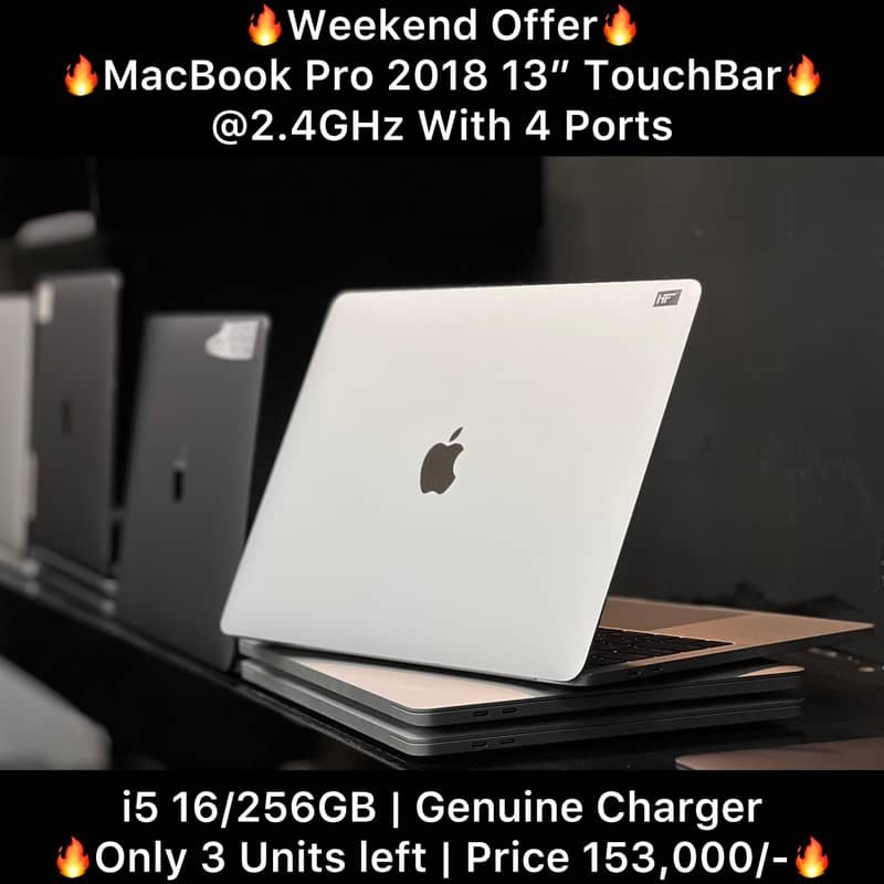 Macbook Pro 2018 Intel i5 16GB 256GB 13 Inch 2019 2020 M1 M2 M3 Air