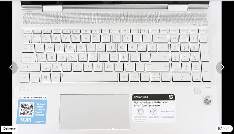 HP Envy 15m x360 - 10th Gen Core i7 QuadCore 16gb 512SSD