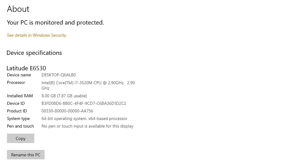 i7 3rd generation laptop