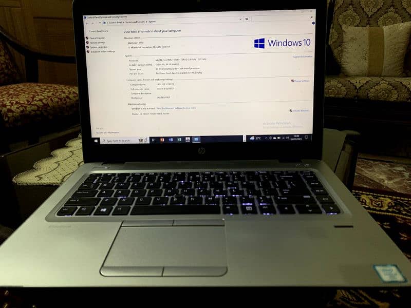 HP 840 G3 Elitebook core i7 6 generation.