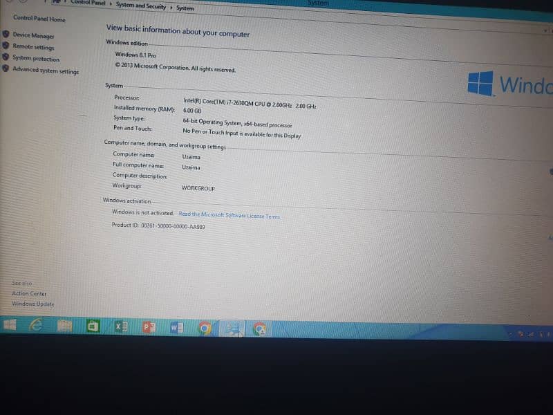 lenovo i7 2630QM