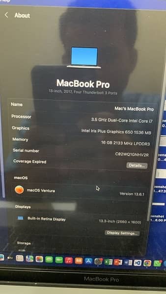 MacBook Pro 2017