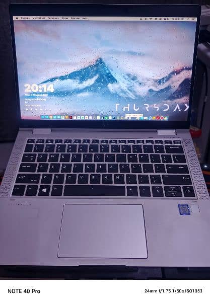 Hp elitebook touch & type (i5 8th generation)