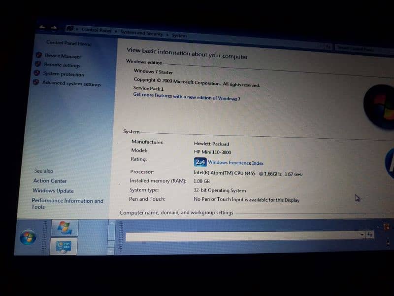 HP MINI 1100
