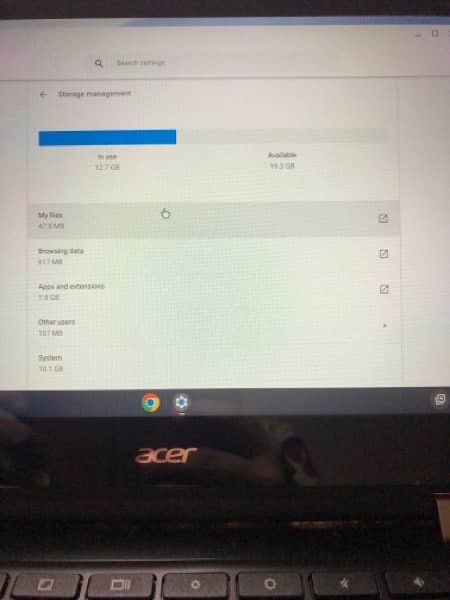 Acer touch Chromebook 32 gb