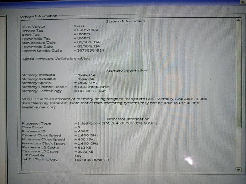 Dell Tablets Core i3 - 4th Generation (Touch Screen)