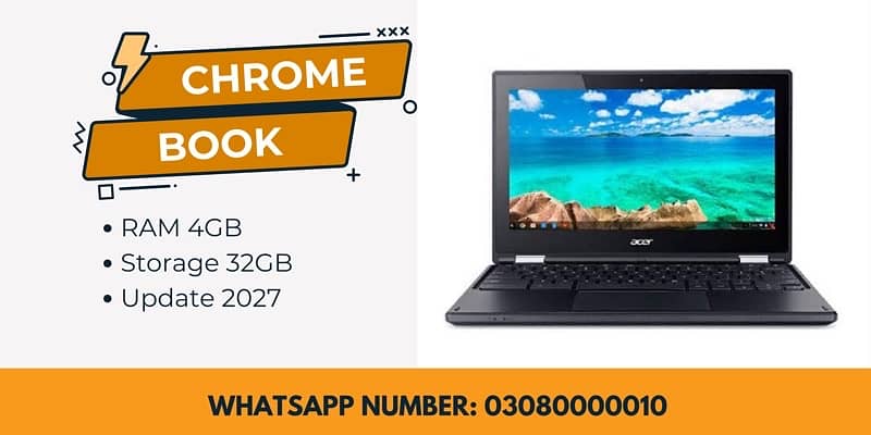 beaconhouse Chromebook available 10/10 condition