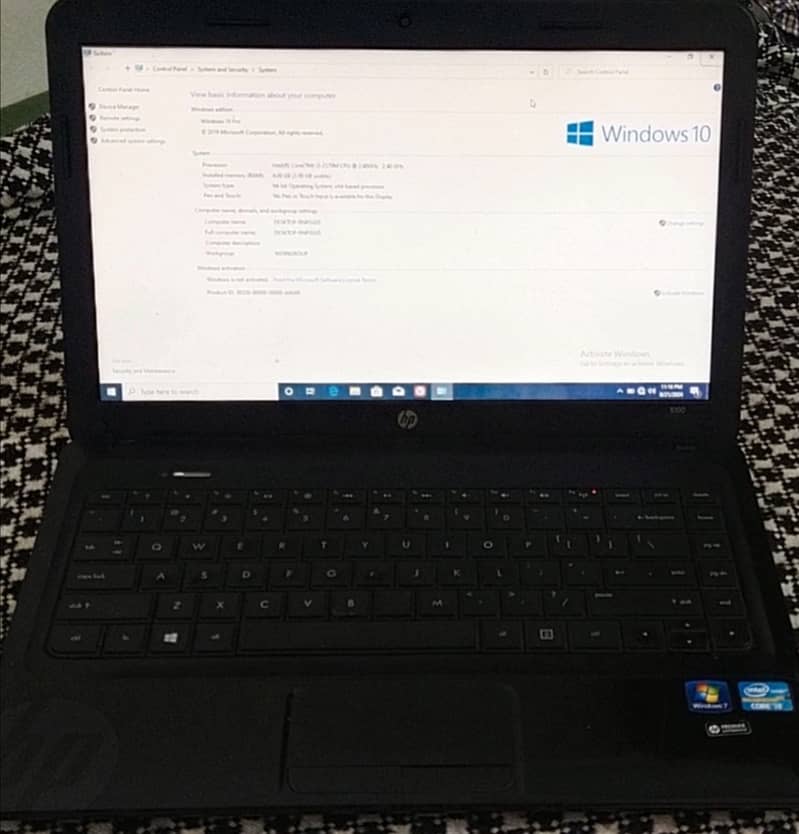 HP i3 2nd Gen. with 4gb RAM and 256gb H