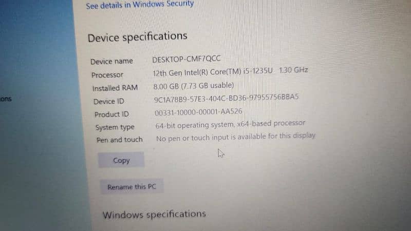 Core i5 , 12th Generation