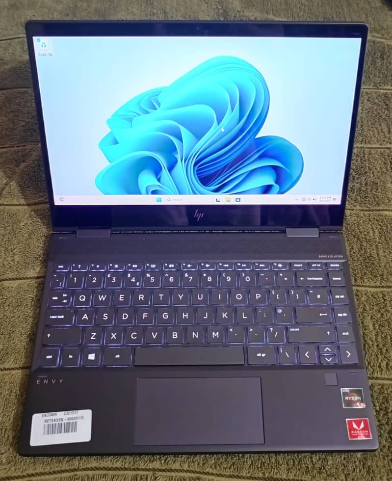 11th-GEN HP Envy x360-TOUCH Ryzen 5=Core i7 4K-Display 8GB/256GB-SSD