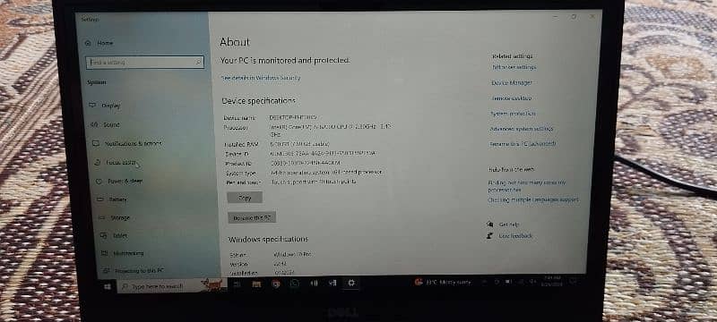 Dell latitude i5 6th gen good condition.
