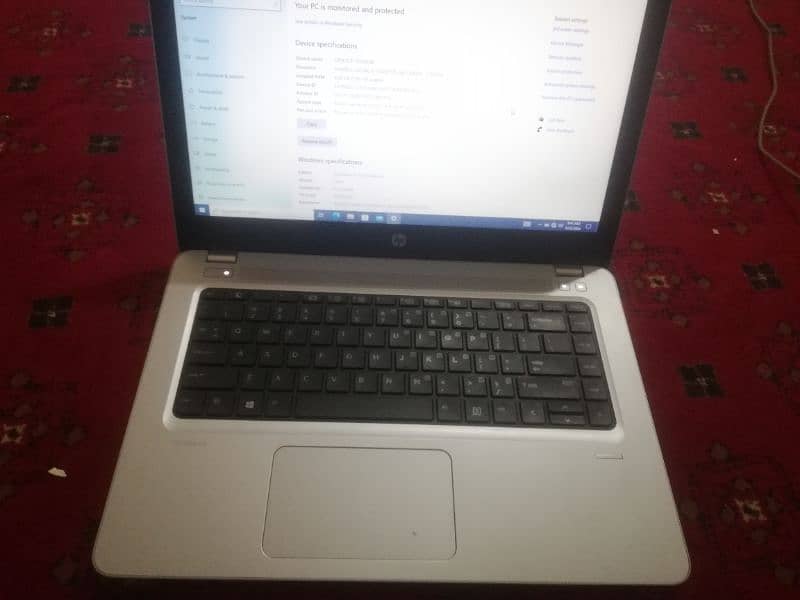 Hp laptop core i5 7th generation 8gb 256 gb