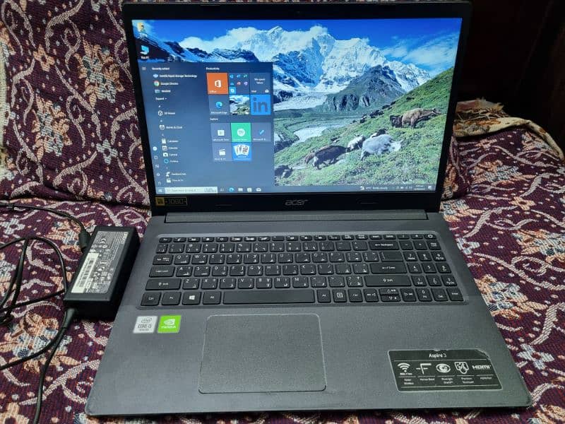 Acer core i5 10th gen, 2gb nvidia gpu laptop