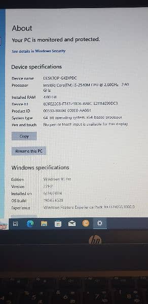 laptop with change for sale 03269189860