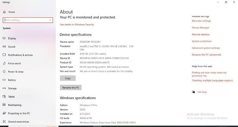laptop for sale (Good Condition)