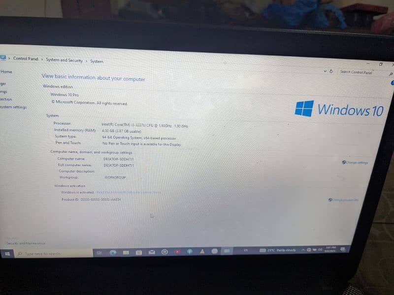 urgent sale Dell laptop core i3