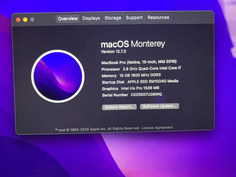 Macbook Pro Mid 2015 Core i7 | 15-inch | 16 GB | 10/10 condition
