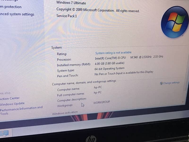 Laptop Core i5 15”