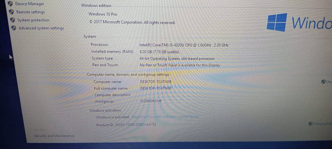 Hp Pavilion i5 4Gen