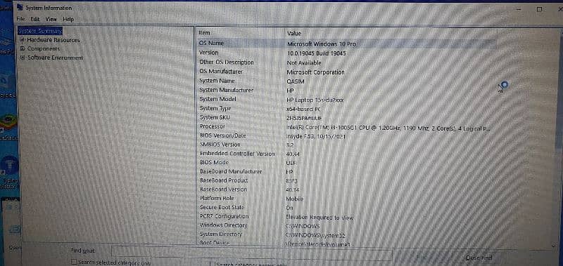 HP core i3 15s 11th generation