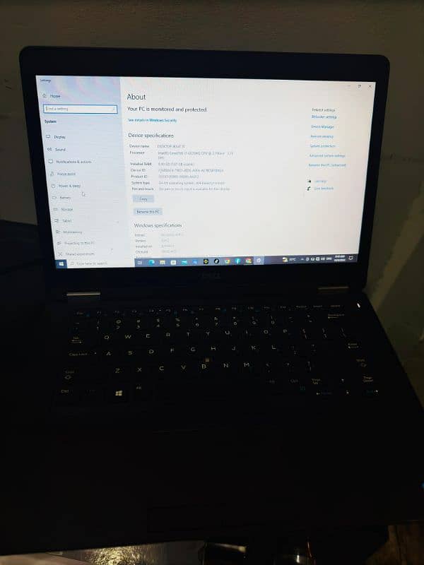 Dell i7 8GB Ram 250 GB HARD SSD Urgent Sell
