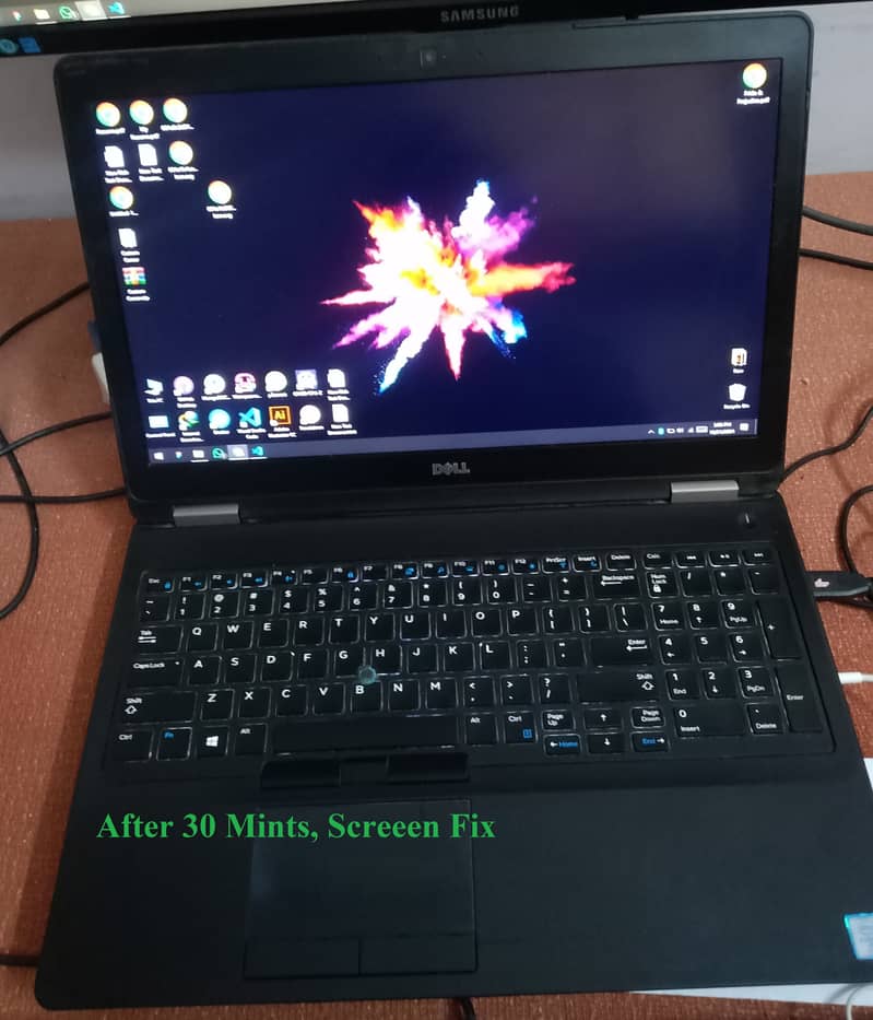 Dell Latitude E7540 - Core i5 6th Gen - 12GB - Screen 30 mints issue