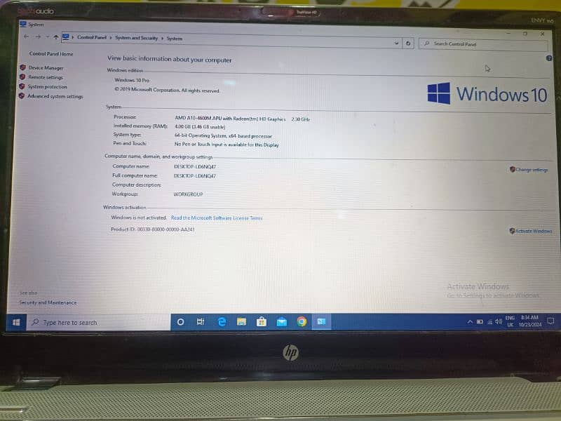hp laptop