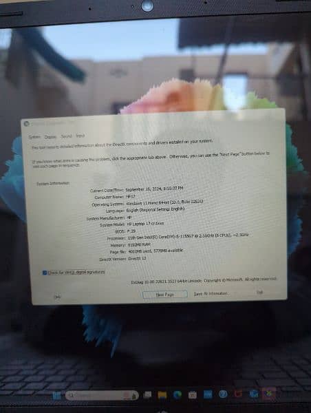 HP Laptop Core i5 11th Generation 16 gb ram Slightly Used For Sale