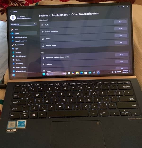 Asus Zenbook 14 core i7 8th generation