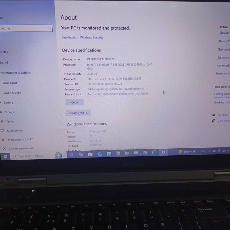 I7 3rd gen laptop for sale