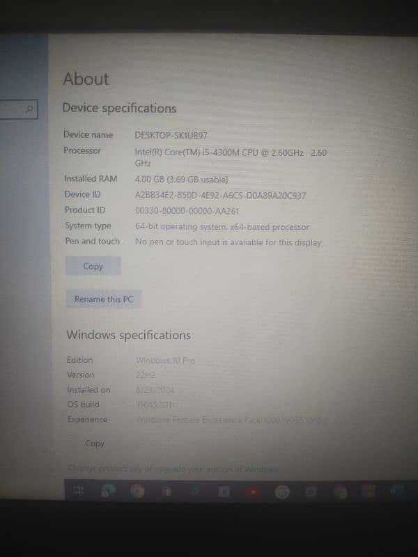 Lenevo Thinkpad core i5