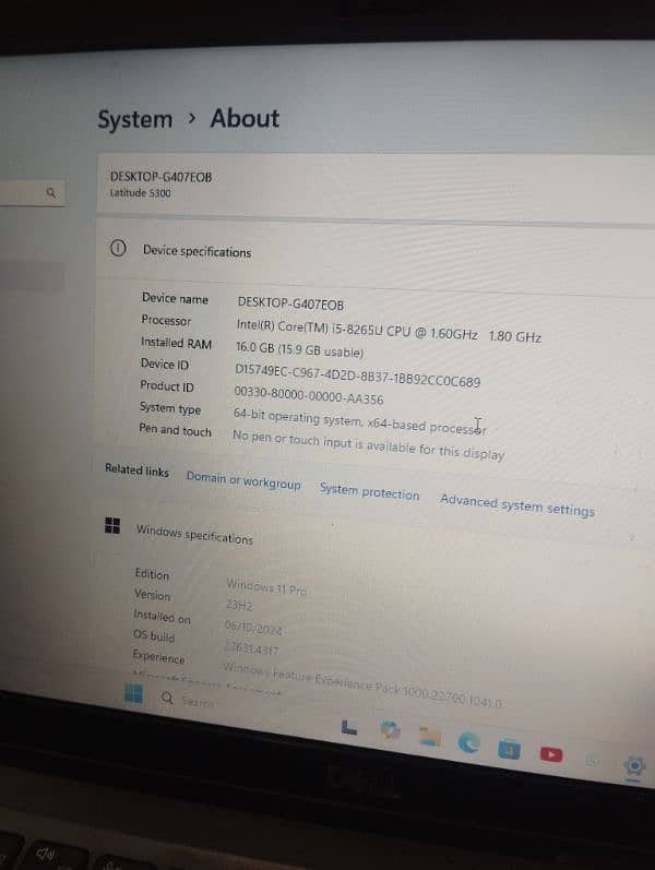 Dell E5300 8th Generation