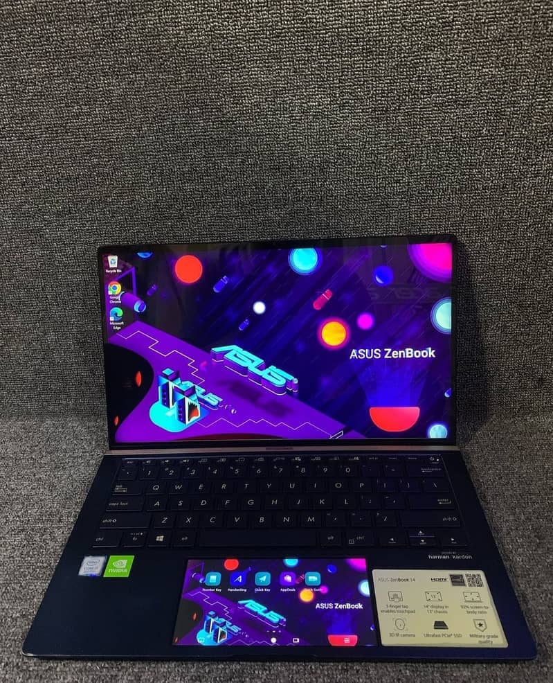 Asus ZenBook ux434f i5 8th Gen NVIDIA Card . . . Screen TouchPad