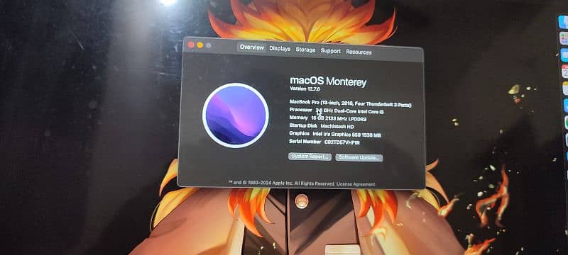 Apple Macbook pro 2016 13 inch
