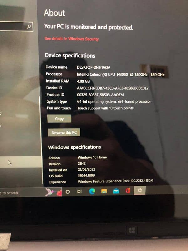 Dell Touch Screen Laptop