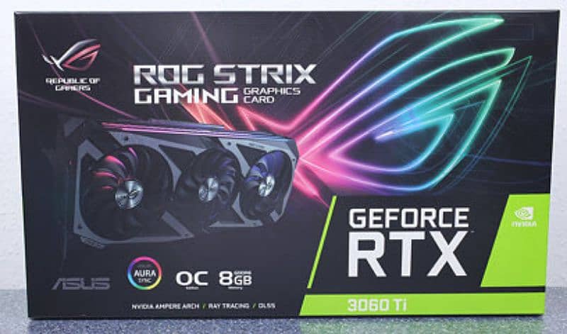 ASUS Rog Strix 3060ti Graphics Card 10/10