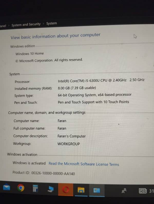 Lenovo yoga series 360 degree turn,core i5, touch and type with pen
